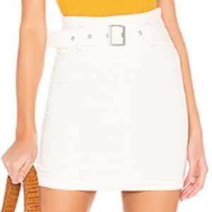 White fee people skirt